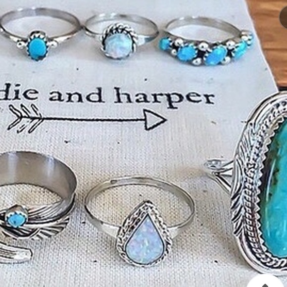 Jewelry - 💰DEAL OF THE DAY💰Set of 8 Boho rings